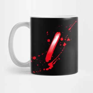 bloody letter i Mug